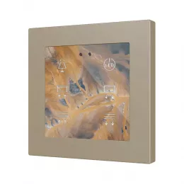 Zennio ZVIFR55X6C360 Емкостный сенсорный выключатель с RGB-подсветкой (55 x 55 мм) Flat RGB 55 X6 - 360° под заказ -  арт. ZVIFR55X6C360