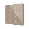 ZENNIO ZVIFR8C KNX Емкостный сенсорный выключатель Flat  с подсветкой RGB - 8 кнопок- шампань - арт.ZVIFR8C