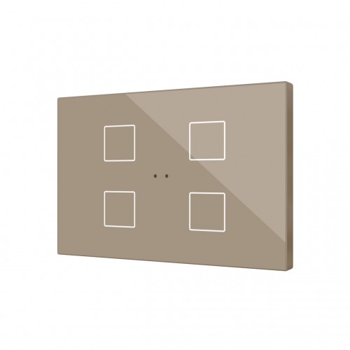 Zennio ZVIFXLX4 Панель управления RAL 1035 цвет шампань арт. ZVIFXLX4C