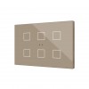 Zennio ZVIFXLX6 Панель управления RAL 1035, цвет шампань арт. ZVIFXLX6C
