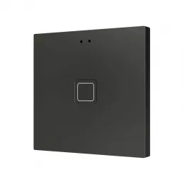 ZENNIO ZVITR1A KNX емкостный сенсорный выключатель  Tecla  с RGB подсветкой - 1 кнопка - антрацит- арт.ZVITR1A