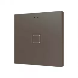 ZENNIO ZVITR1М KNX емкостный сенсорный выключатель  Tecla  с RGB подсветкой - 1 кнопка - мокко- арт.ZVITR1M