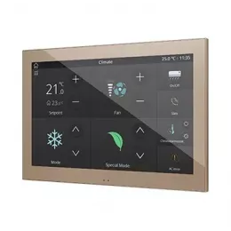 Zennio ZVIZ100C Цветная емкостная сенсорная панель с 10-дюймовым дисплеем Z100, цвет: шампань арт. ZVIZ100C