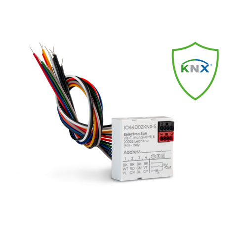 ВСТРАИВАЕМЫЙ МОДУЛЬ ВХОДОВ / 4 ВХОДА - 4 ВЫХОДА LED арт. IO44D02KNX-S