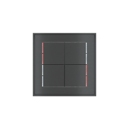 Выключатель "71" 4-х клавишный, подсветка - синий/зеленый арт. EK-E13-TP-BG Продается только при предоставлении проекта