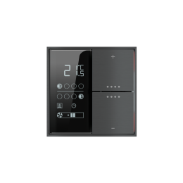 Регулятор комнатной температуры EQ2, версия NF - синий/зеленый светодиод арт. EK-EQ2-TP-BG-NF Продается только при предоставлении проекта