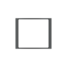 Боковая сторона квадратной пластиковой рамы - Гематит арт. EK-FLQ-GAI Продается только при предоставлении проекта