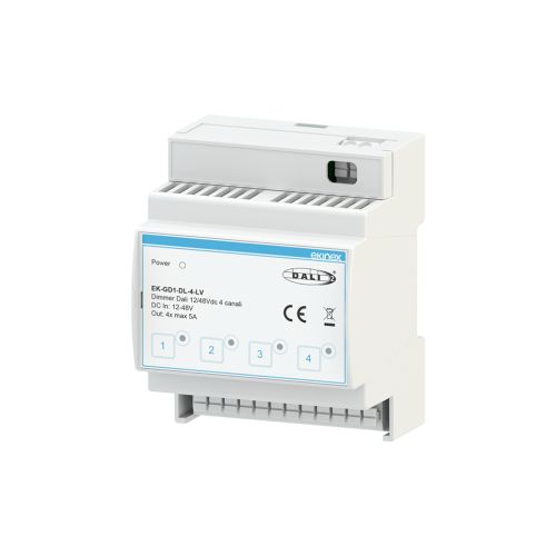 Диммер DALI 12/48 В постоянного тока, 4 канала арт. EK-GD1-DL-4-LV Продается только при предоставлении проекта
