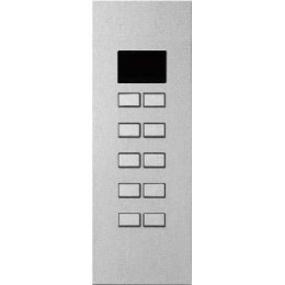 Панель управления Largho RX10, анодированный алюминий, плоские кнопки арт. 60413-10-AF