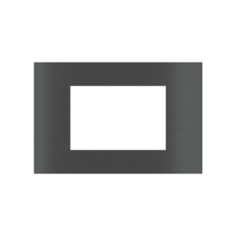Прямоугольная плата глубокая (FF, 71 и 20 мм) (87 x 128) 1 окно (45 x 68) Металл титан арт. EK-DRG-GBS