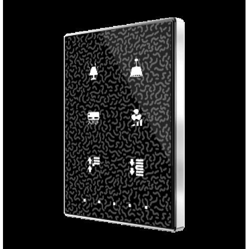 Zennio ZVI-TMDP6-C Выключатель сенсорный KNX Touch-MyDesign Plus, 6-кнопочный арт. ZVI-TMDP6-C (снято с производства)