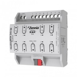 Zennio ZCL-8HT24 HeatingBOX 24V 8X / Контроллер отопления KNX, 8 каналов, 24 VAC/DC арт. ZCL-8HT24