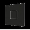 Zennio ZVIF1V2A Выключатель сенсорный KNX Flat 1 V2, 1-кнопочный, LED индикация, цвет чёрный арт. ZVIF1V2A