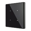 Zennio ZVI-SQTMD4-A Выключатель сенсорный KNX Square TMD, 4-кнопочный, 2хAI/DI, термостат, датчик температуры, цвет чёрный арт. ZVI-SQTMD4-A (снято с производства)