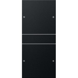 Gira 2182005 Комплект клавиш, 2 шт. (1+1), чёрный, матовый арт. 2182005