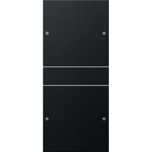 Gira 2182005 Комплект клавиш, 2 шт. (1+1), чёрный, матовый арт. 2182005