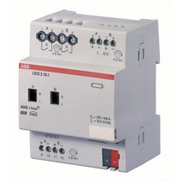 ABB LR/S2.16.1 Светорегулятор ЭПРА 1-10B с контролем освещённости, 2-канальный, 16A арт. LR/S2.16.1
