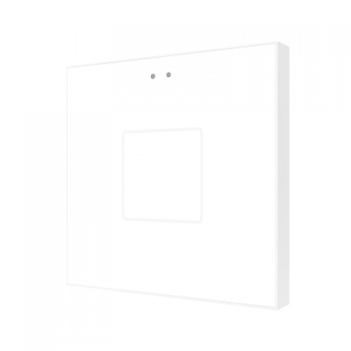 Zennio ZVIF1V2GW Выключатель сенсорный KNX Flat 1 V2, 1-кнопочный, LED индикация, цвет белый арт. ZVIF1V2GW (снято с производства)