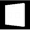 Zennio ZVIF2V2W Выключатель сенсорный KNX Flat 2 V2, 2-кнопочный, LED индикация, цвет белый арт. ZVIF2V2W (снято с производства)