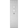 Панель Barchetto 2 LED, анодированный алюминий, плоские кнопки арт. 61112-02-AF