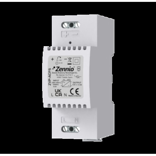 Zennio ZVP-ACPS Блок питания для видеодомофона 12VDC/2A арт. ZVP-ACPS