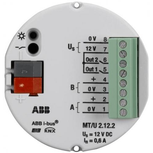 ABB MT/U2.12.2 Терминал системы безопасности, 2-канальный, скрытый монтаж арт. MT/U2.12.2