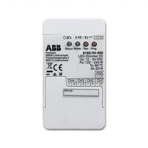 ABB 6155/30-500 KNX LED-диммер, 4-канальный, без блока питания арт. 6155/30-500