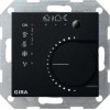 Gira 2100005 Многофункциональный термостат Instabus KNX/EIB, 4-канальный, чёрный, матовый арт. 2100005