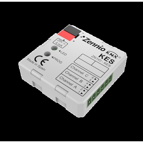 Zennio ZN1IO-KES KES/Счетчик электроэнергии KNX KES для 1 и 3 фазных электроустановок арт. ZN1IO-KES (снято с производства, замена арт. ZIO-KESP)