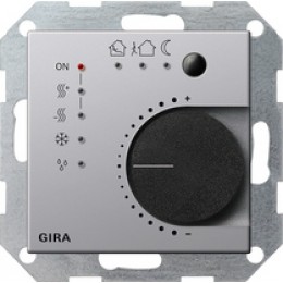 Gira 2100203 Многофункциональный термостат Instabus KNX/EIB, серый арт. 2100203
