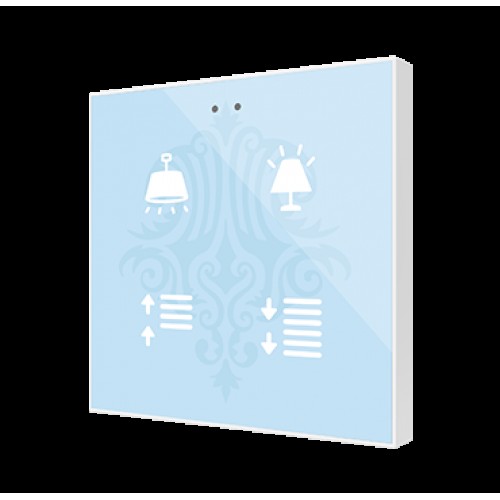 Zennio ZVIF4V2 Выключатель сенсорный KNX Flat 4 V2, 4-кнопочный, LED индикация, цвет на выбор арт. ZVIF4V2 (снято с производства)
