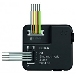 Gira G1 209400 Входной модуль 4-местный арт. 209400