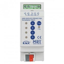 KNX SWITCH ACTUATOR 4F 16A 230VAC COMPACT 70Μ 10ECG