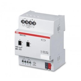 ABB SD/S2.16.1 Светорегулятор ЭПРА 1-10В, 2-канальный, 16А арт. SD/S2.16.1