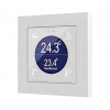 Zennio ZVI-F55D-GW Flat 55 Display / Выключатель KNX сенсорный с дисплеем (стандарт рамки 55x55мм), цвет белый глянцевый арт. ZVI-F55D-GW (снято с производства)