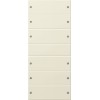 Gira 218601 Комплект клавиш, 6 шт. (3+3), цвет кремовый глянцевый арт. 218601