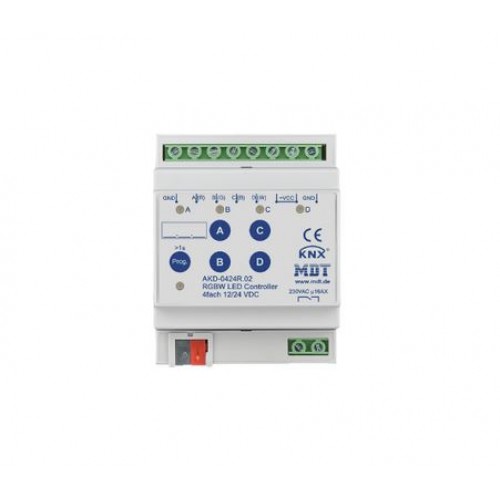 KNX LED CONTROLLER 4CH 4/8A RGBW