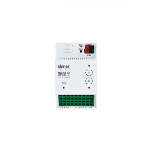Elsner KNX S1-B2 230 V Многофункциональный актуаторный модуль KNX S1 для управления электромоторами 220В~, 1х-канальный, нагрузка до 4А арт. KNX S1-B2 230 V