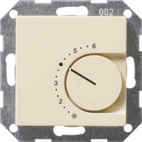 Терморегулятор с размыкающим контактом 24V/10 (4)A Кремовый арт. 039101