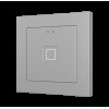 Zennio ZVIT55X1S Выключатель сенсорный KNX Tecla 55 X1, цвет серебряный арт. ZVIT55X1S (снято с производства)