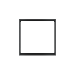 Квадратная рамка FF Form (86X86) Огненно-белая soft touch арт. EK-FOQ-GAD