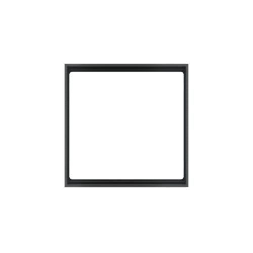 Квадратная рамка FF Form (86X86) Огненно-белая арт. EK-FOQ-GAC