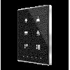 Zennio ZVI-TMDP4-C Выключатель сенсорный KNX Touch-MyDesign Plus, 4-кнопочный арт. ZVI-TMDP4-C