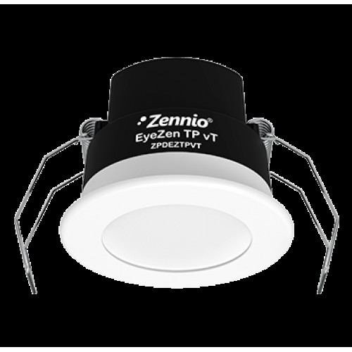 Zennio ZPDEZTPVT Детектор движения KNX с датчиком яркости для потолочного монтажа EyeZen TP vT, цвет белый арт. ZPDEZTPVTW