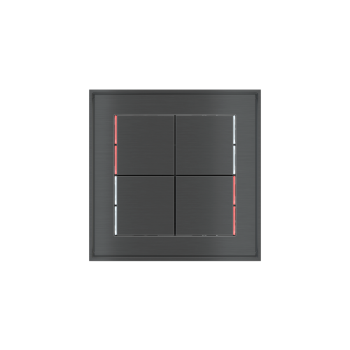 Кнопка 4-кратного нажатия - красный/белый светодиод арт. EK-E13-TP-RW