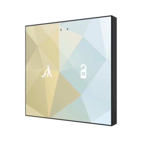 Zennio ZVIF2V2 Выключатель сенсорный KNX Flat 2 V2, 2-кнопочный, LED индикация, цвет на выбор арт. ZVIF2V2 (снятос производства)