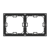 Монтажный адаптер для 1 двухпластинчатого бескаркасного монтажа черного цвета - версия "NF" (1 шт.) арт. EK-A71-1-NF