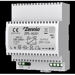 Zennio ZPS-AUX1 Power Supply 24VDC(2A)/Источник питания 24VDC(2A) арт. ZPS-AUX1