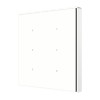 Zennio ZVI-SQTMD6-W Выключатель сенсорный KNX Square TMD, 6-кнопочный, 2хAI/DI, термостат, датчик температуры, цвет белый арт. ZVI-SQTMD6-W (снято с производства)