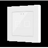 Zennio ZVIF55X2VTW Емкостный сенсорный выключатель с подсветкой (55 x 55 мм) Flat 55 X2 vT, цвет белый арт. ZVIF55X2VTW (снято с производства, замена ZVIF55X2V2W)